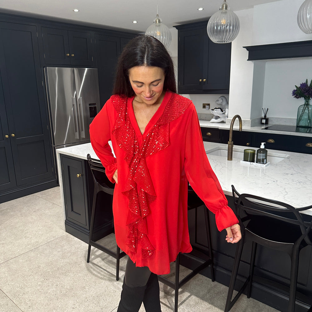 Festive Santiago Shirt - Blush Boutique Essex