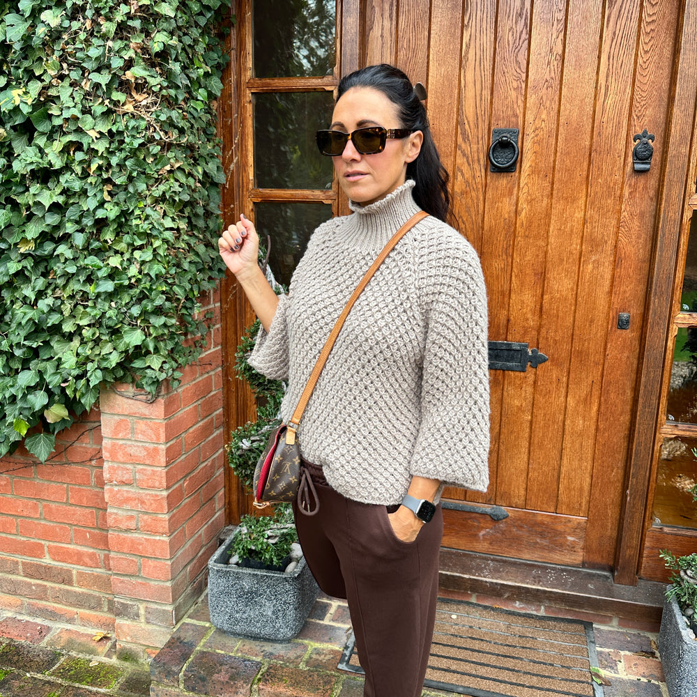 Chrissy Waffle Knit - Blush Boutique Essex