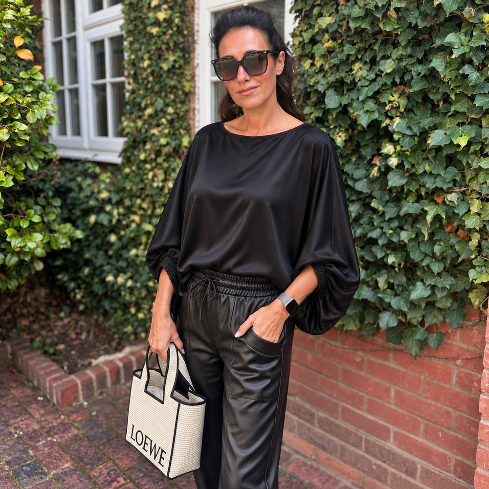 Bella Satin Top - Blush Boutique Essex