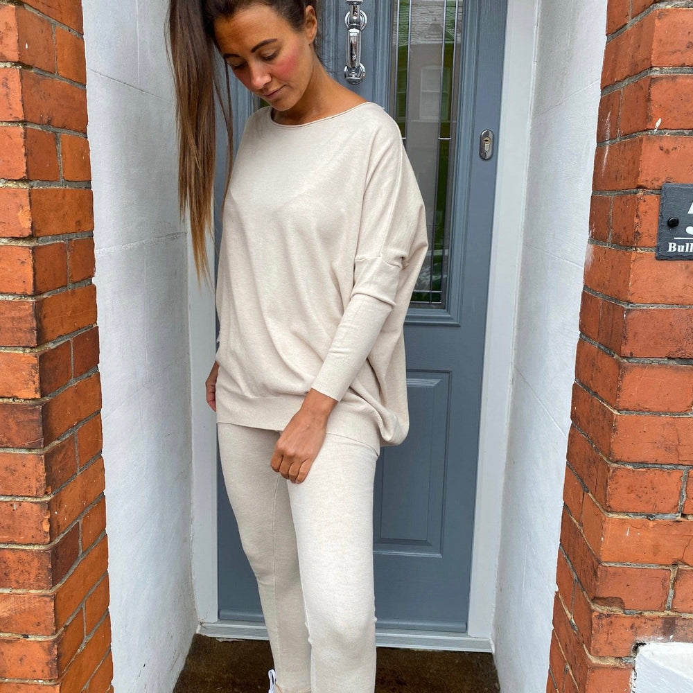 Bibi Soft Knit Lounge Suit - Blush Boutique Essex