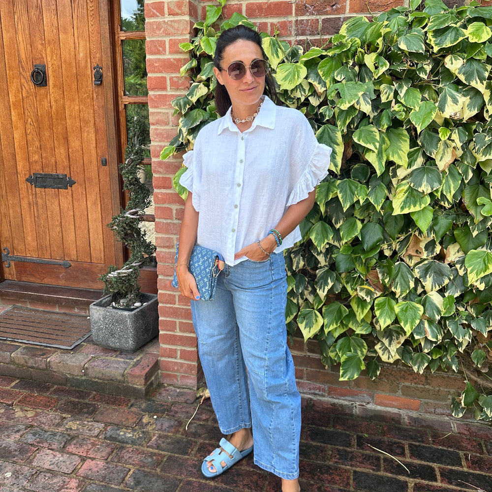 Kayla linen shirt