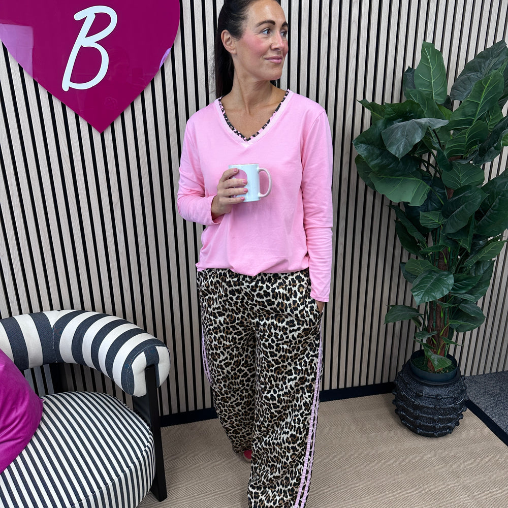 Leoni Leopard Trouser - Blush Boutique Essex