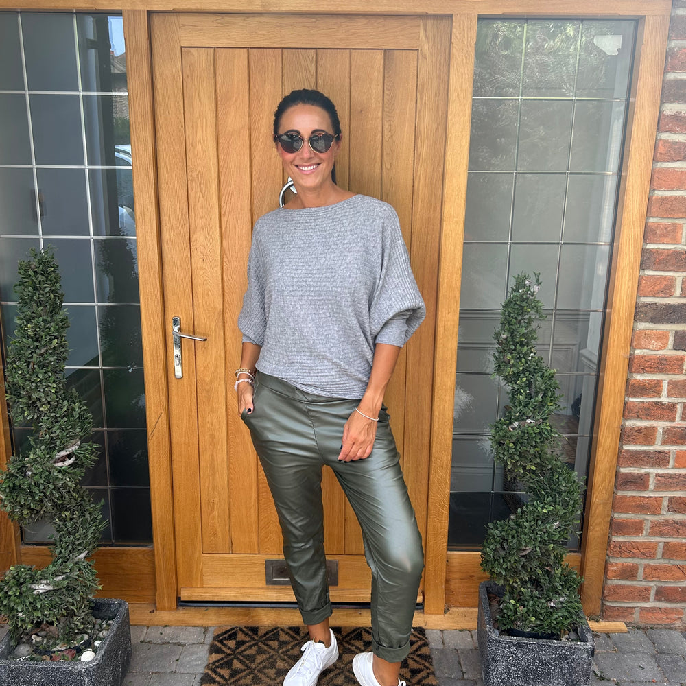 Sammie Ribbed Jumper - Blush Boutique Essex