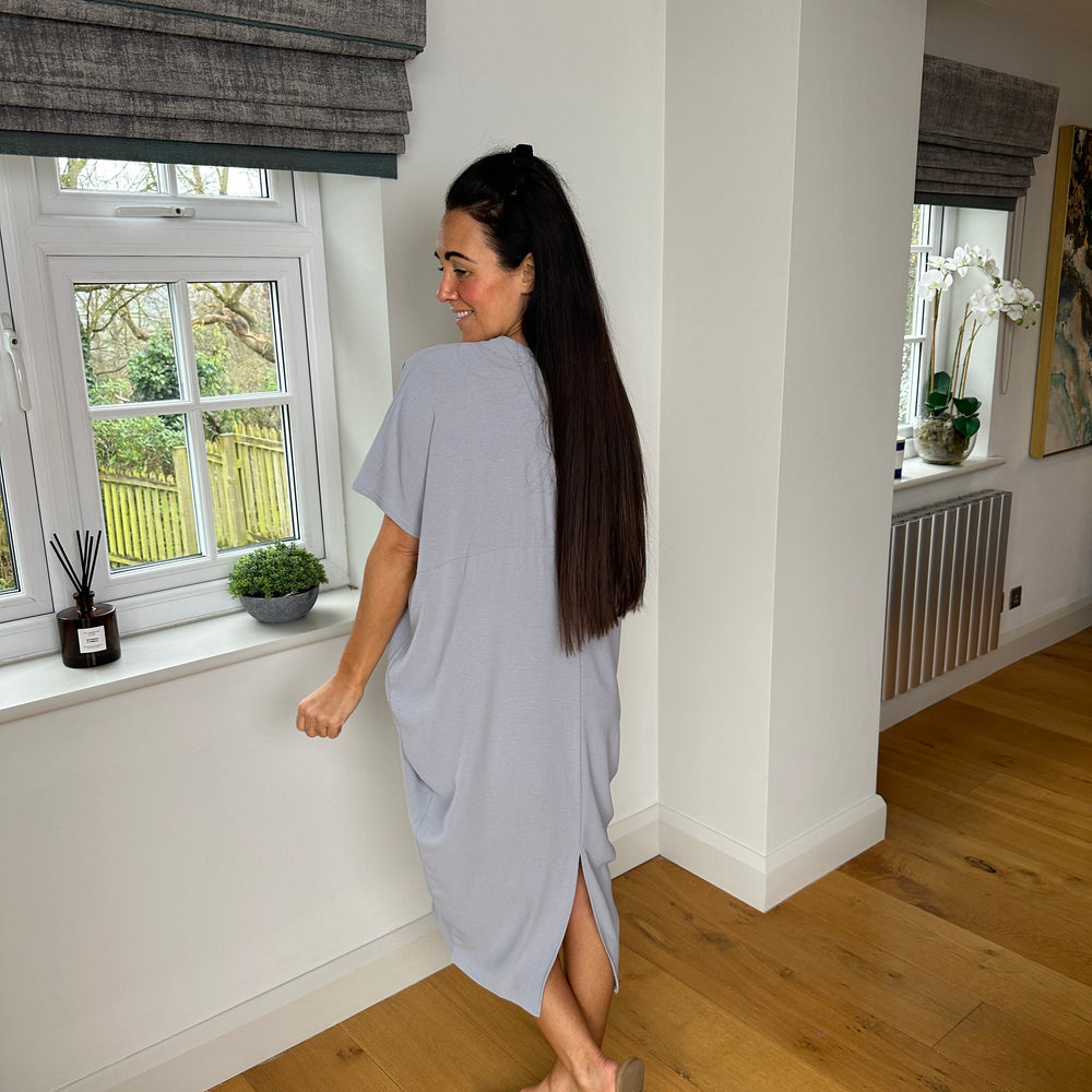 Faith V Neck Dress - Blush Boutique Essex