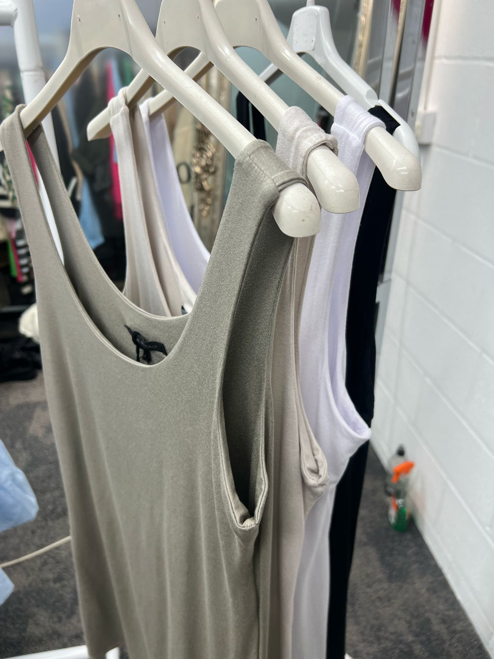 Longline Jersey Vest - Blush Boutique Essex