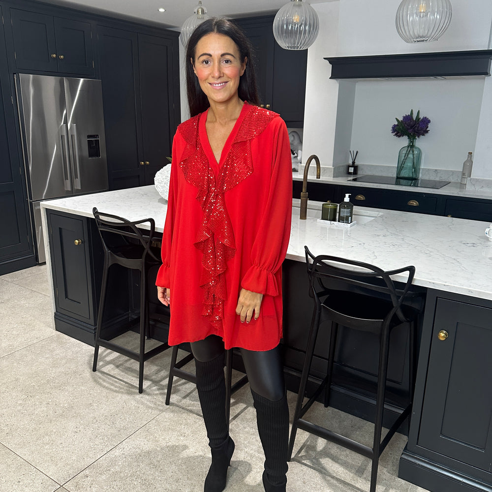 Festive Santiago Shirt - Blush Boutique Essex