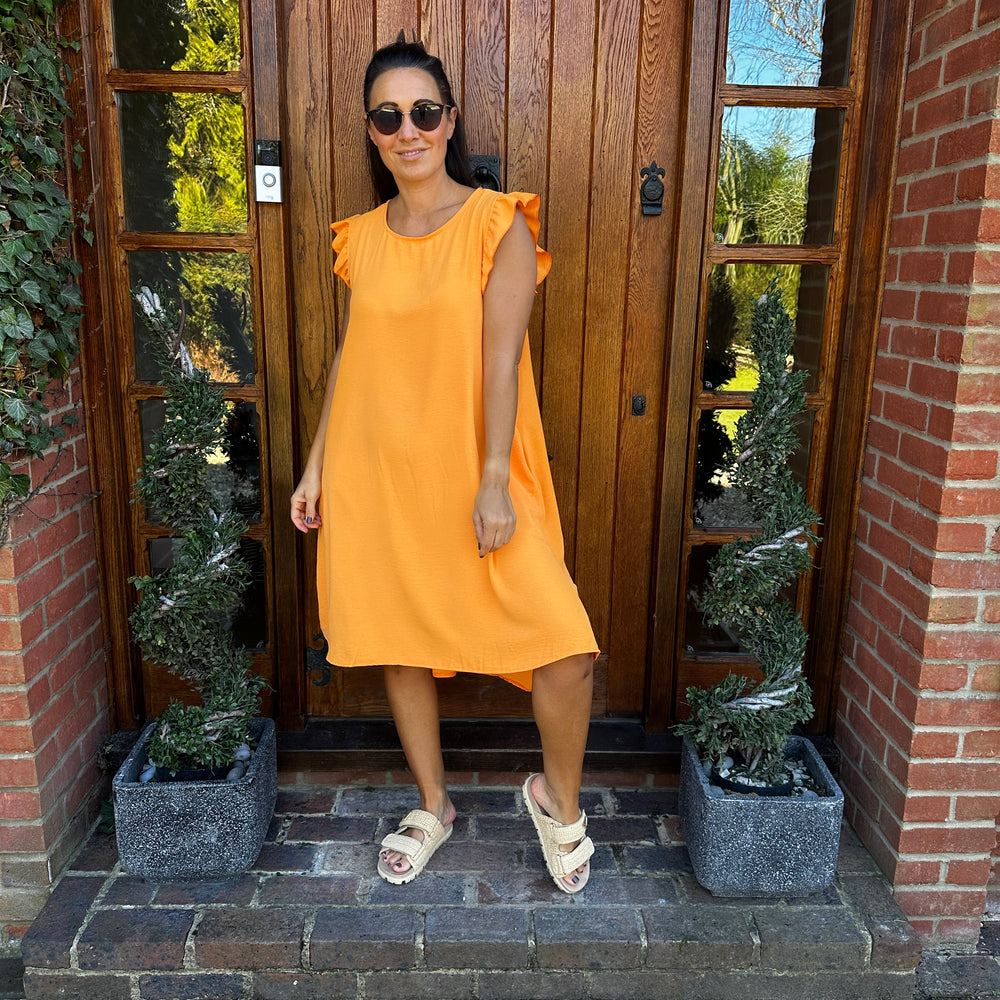 Bertie Button Dress - Blush Boutique Essex
