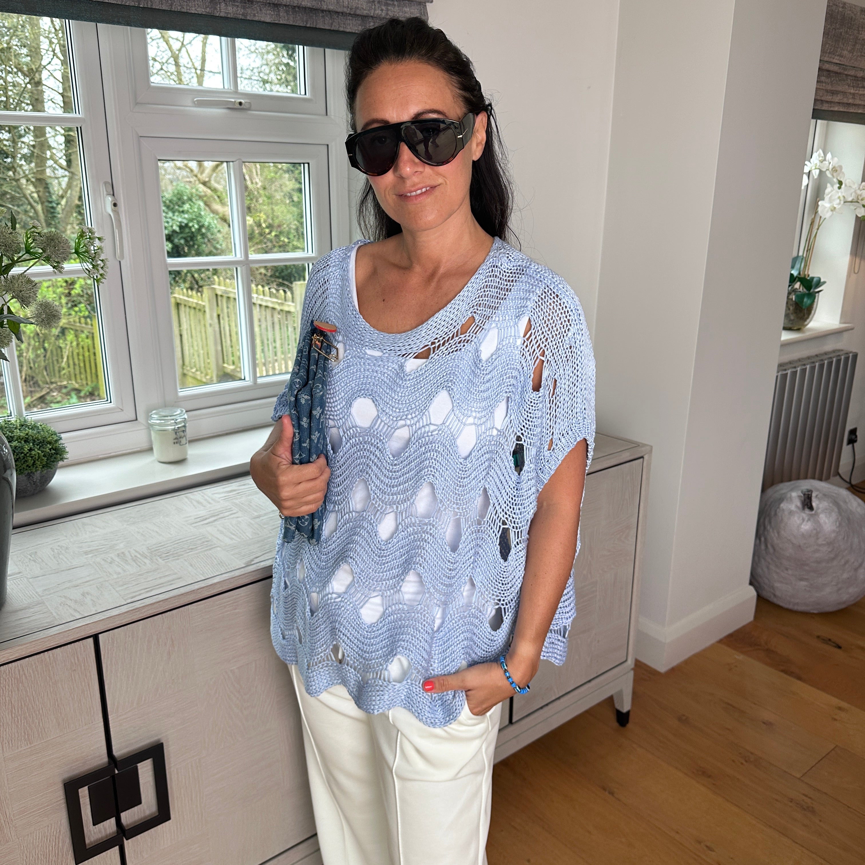 Saffron Crochet Knit - Blush Boutique Essex