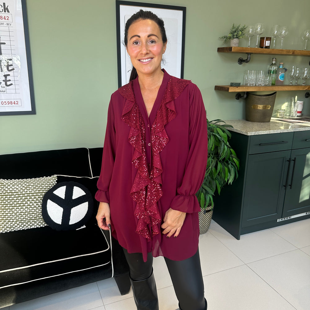 Festive Santiago Shirt - Blush Boutique Essex