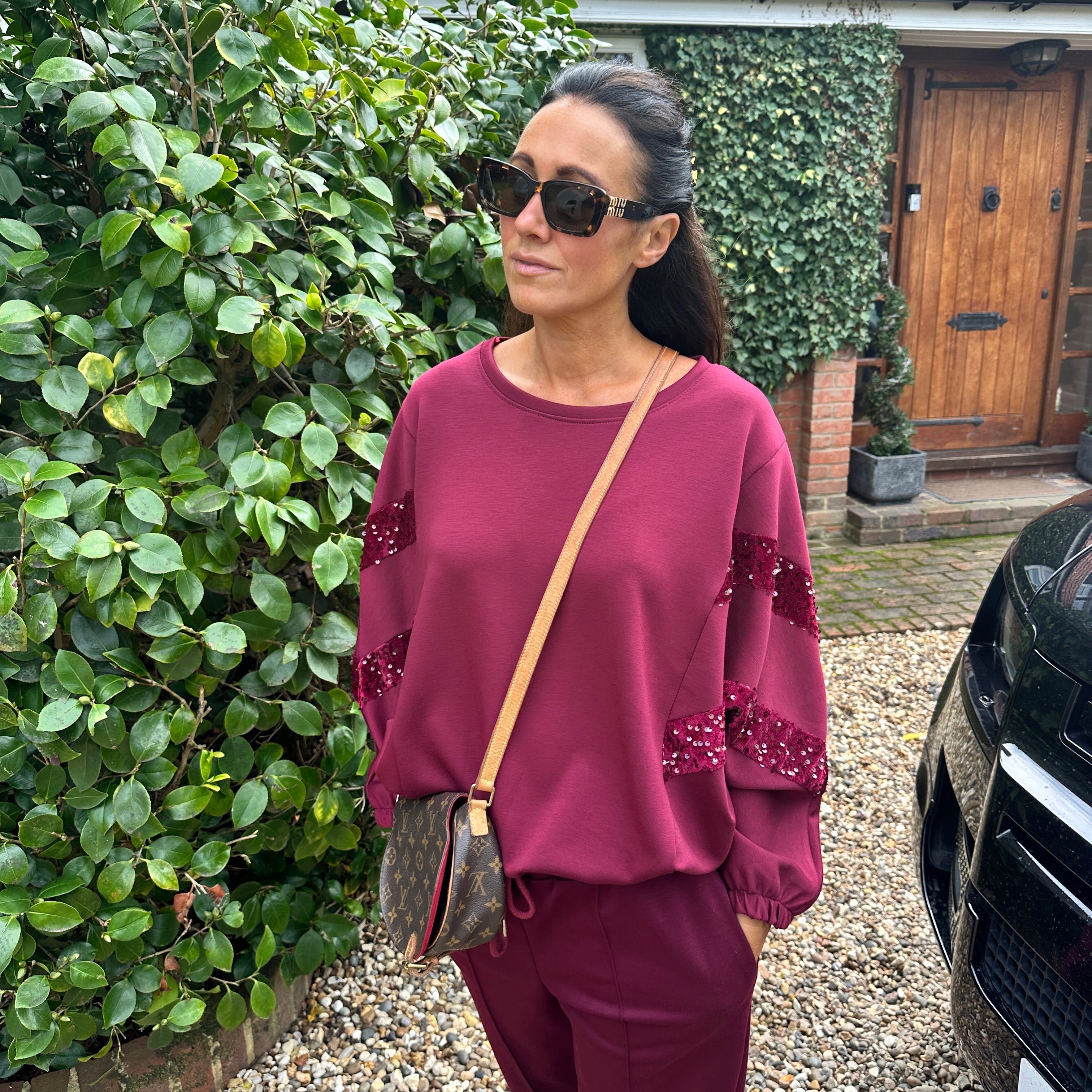 Preston Sequin Sweatshirt - Blush Boutique Essex