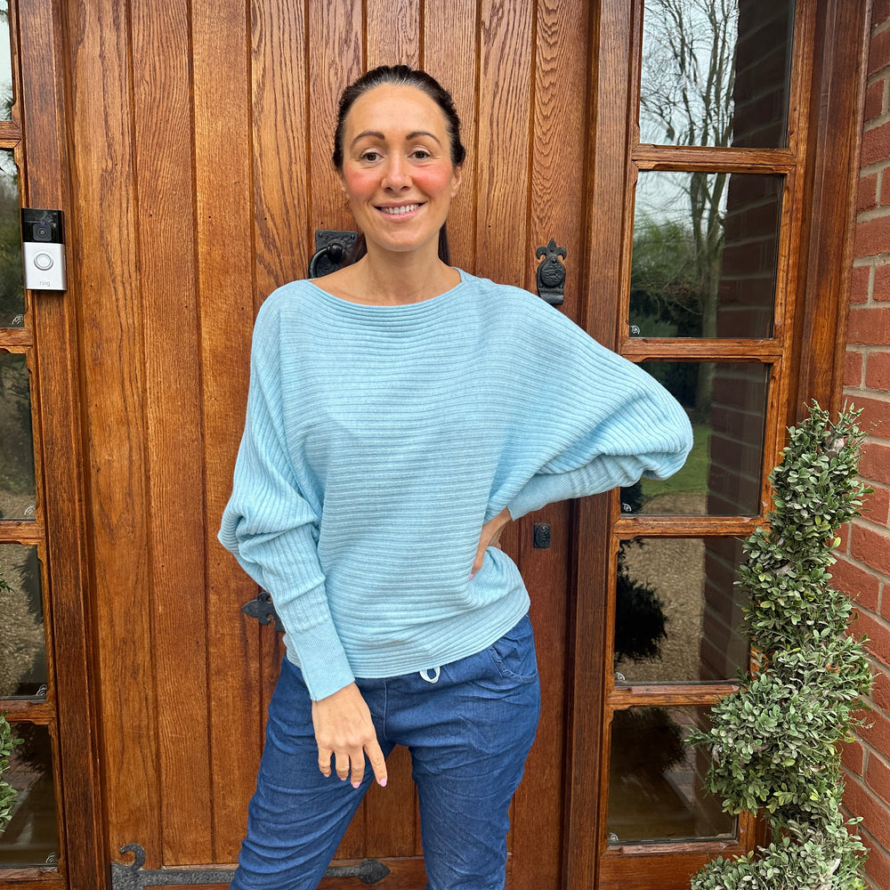Sammie Ribbed Jumper - Blush Boutique Essex