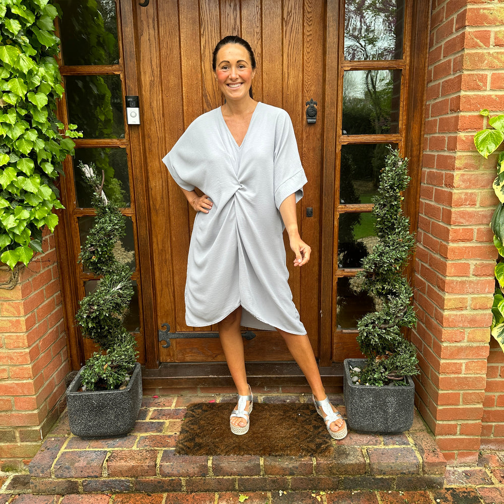 Faith V Neck Dress - Blush Boutique Essex