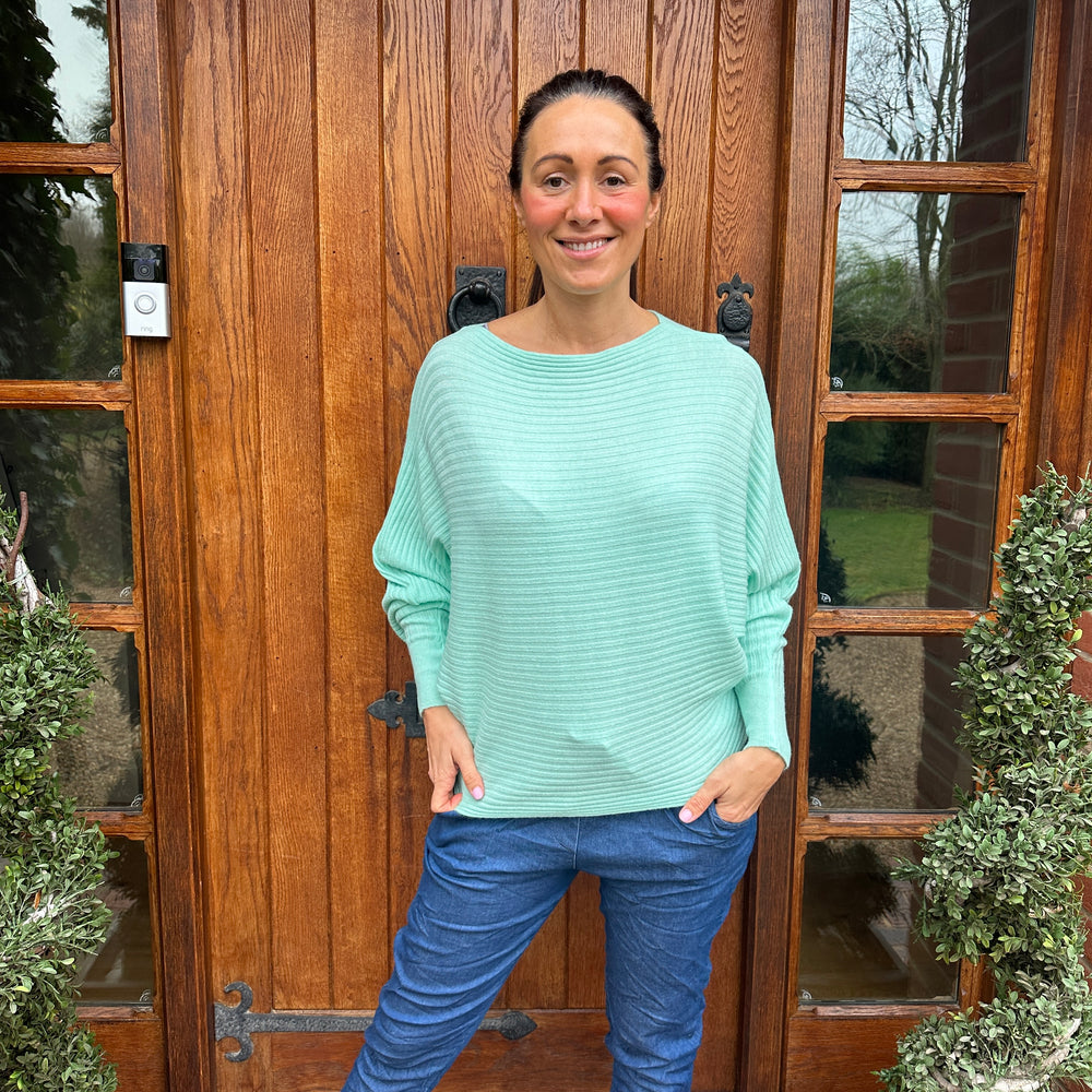 Sammie Ribbed Jumper - Blush Boutique Essex