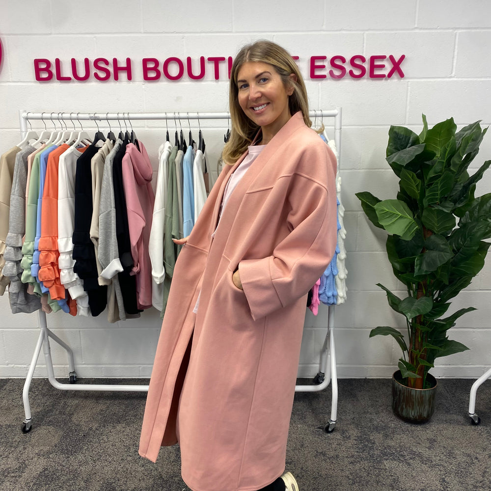 Frank Duster Coat - Blush Boutique Essex