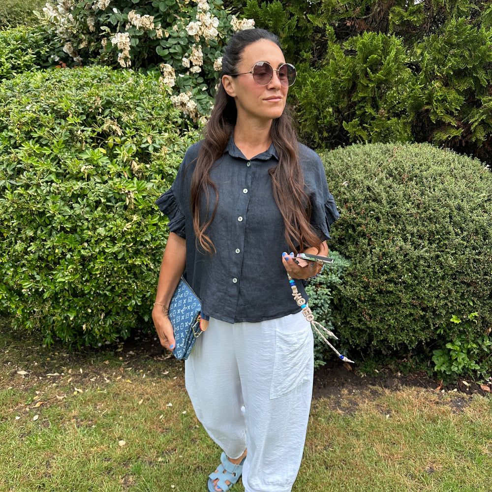 Kayla linen shirt