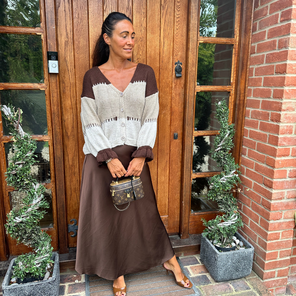 Benji Satin Skirt - Blush Boutique Essex