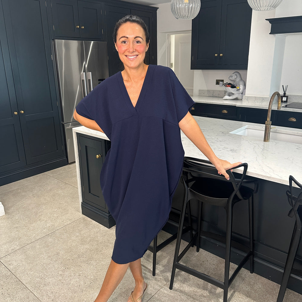 Faith V Neck Dress - Blush Boutique Essex