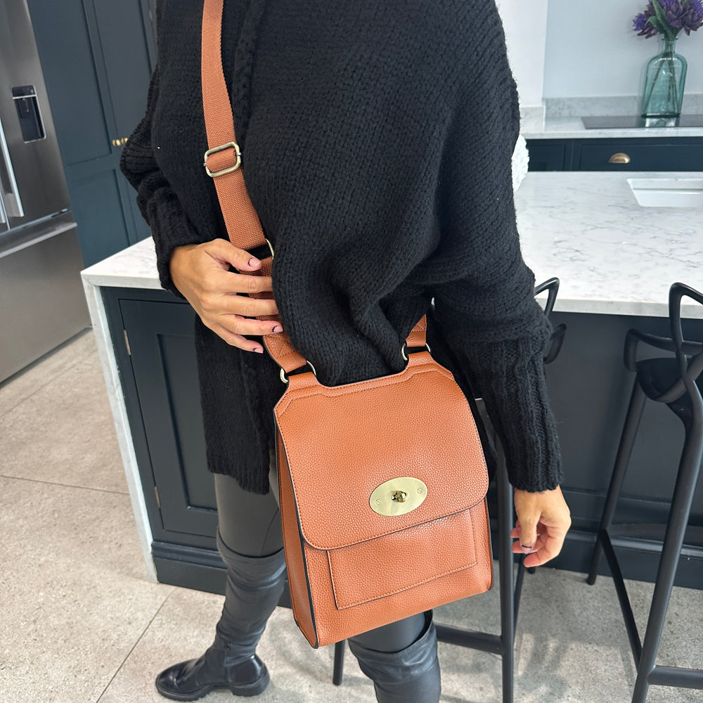 Crossbody Flap Bag - Blush Boutique Essex