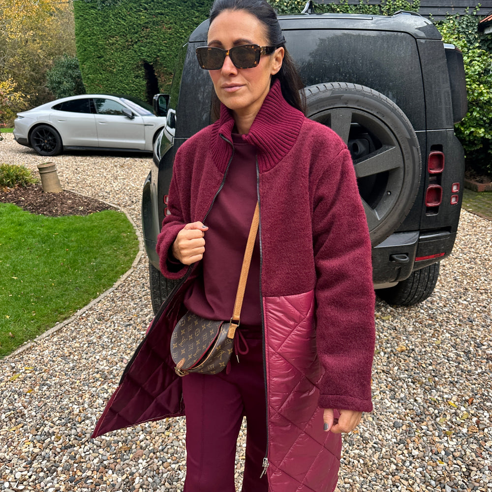 Jude Quilted Coat - Blush Boutique Essex