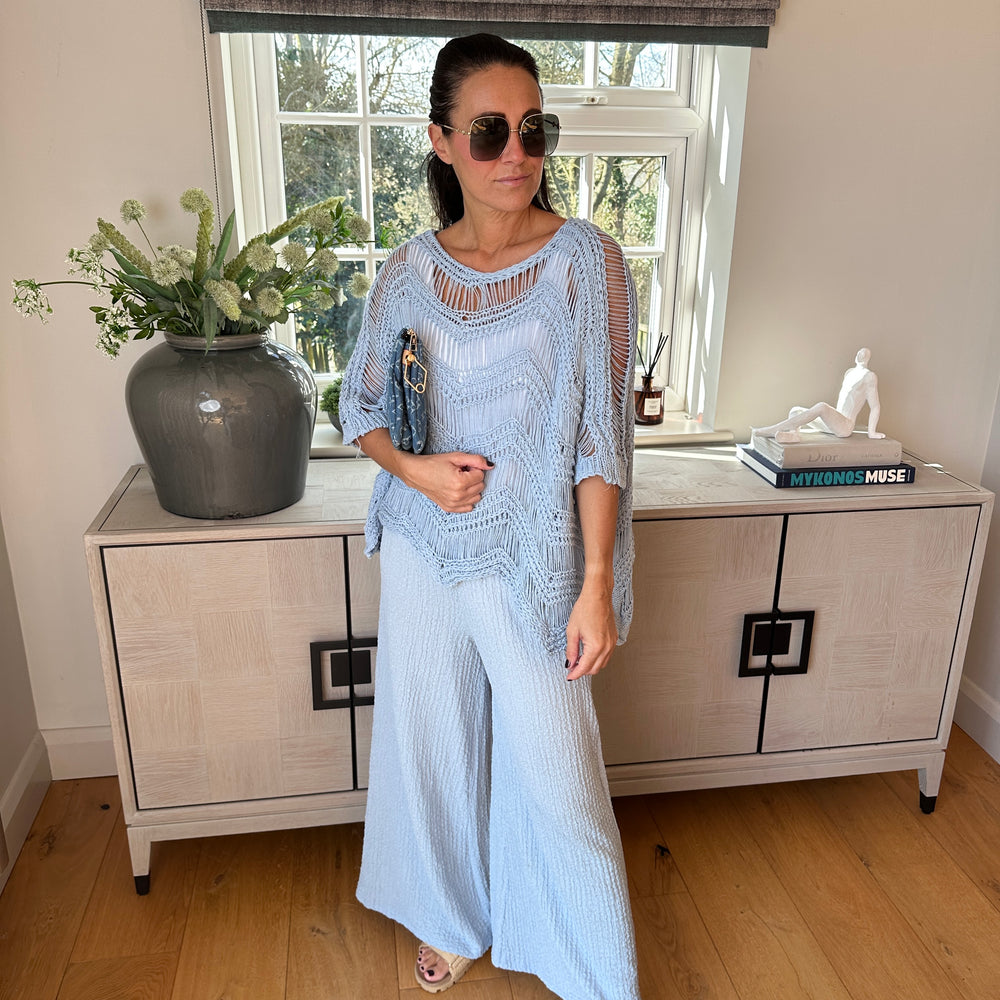 Maya Crinkle Trouser - Blush Boutique Essex