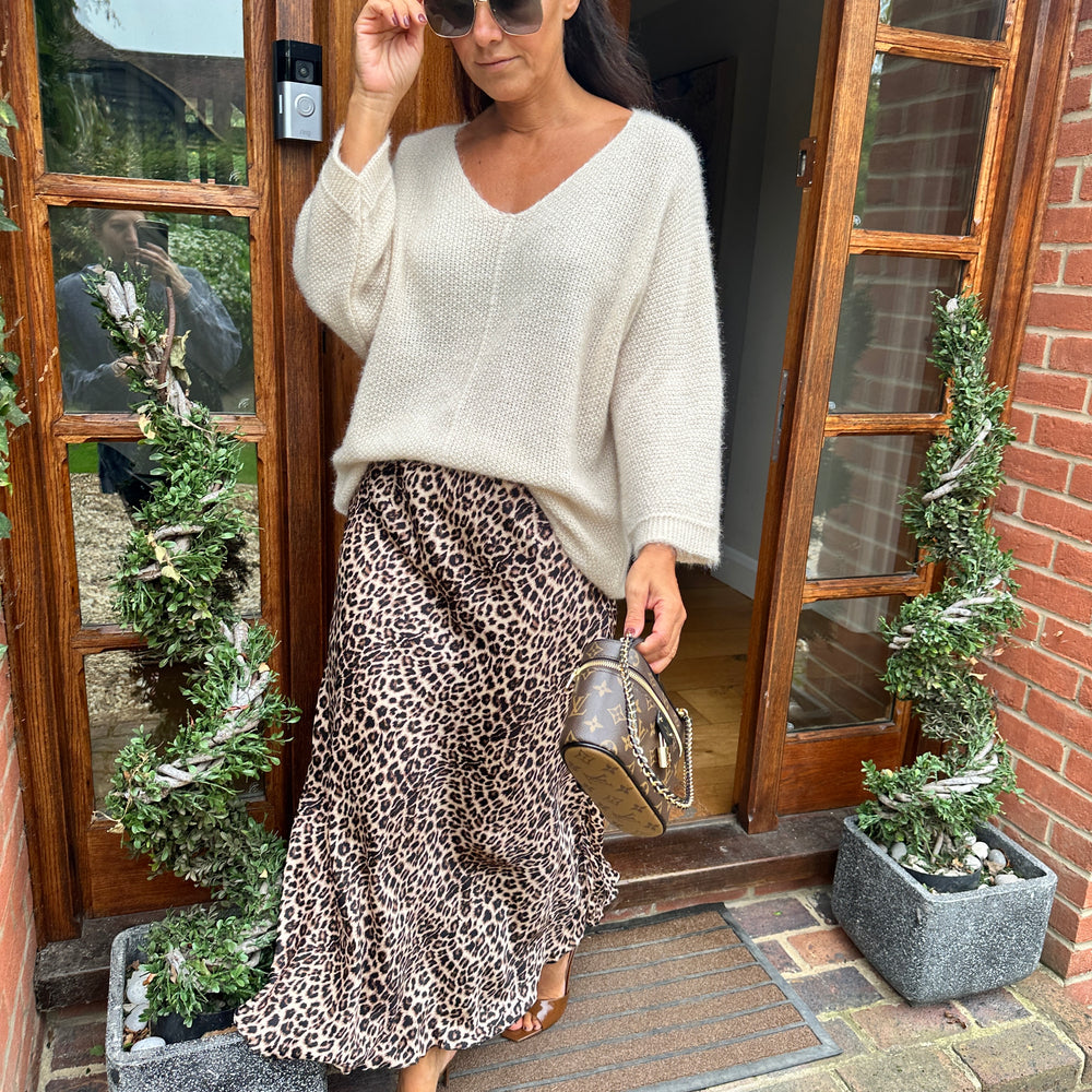 Tali Leopard Skirt