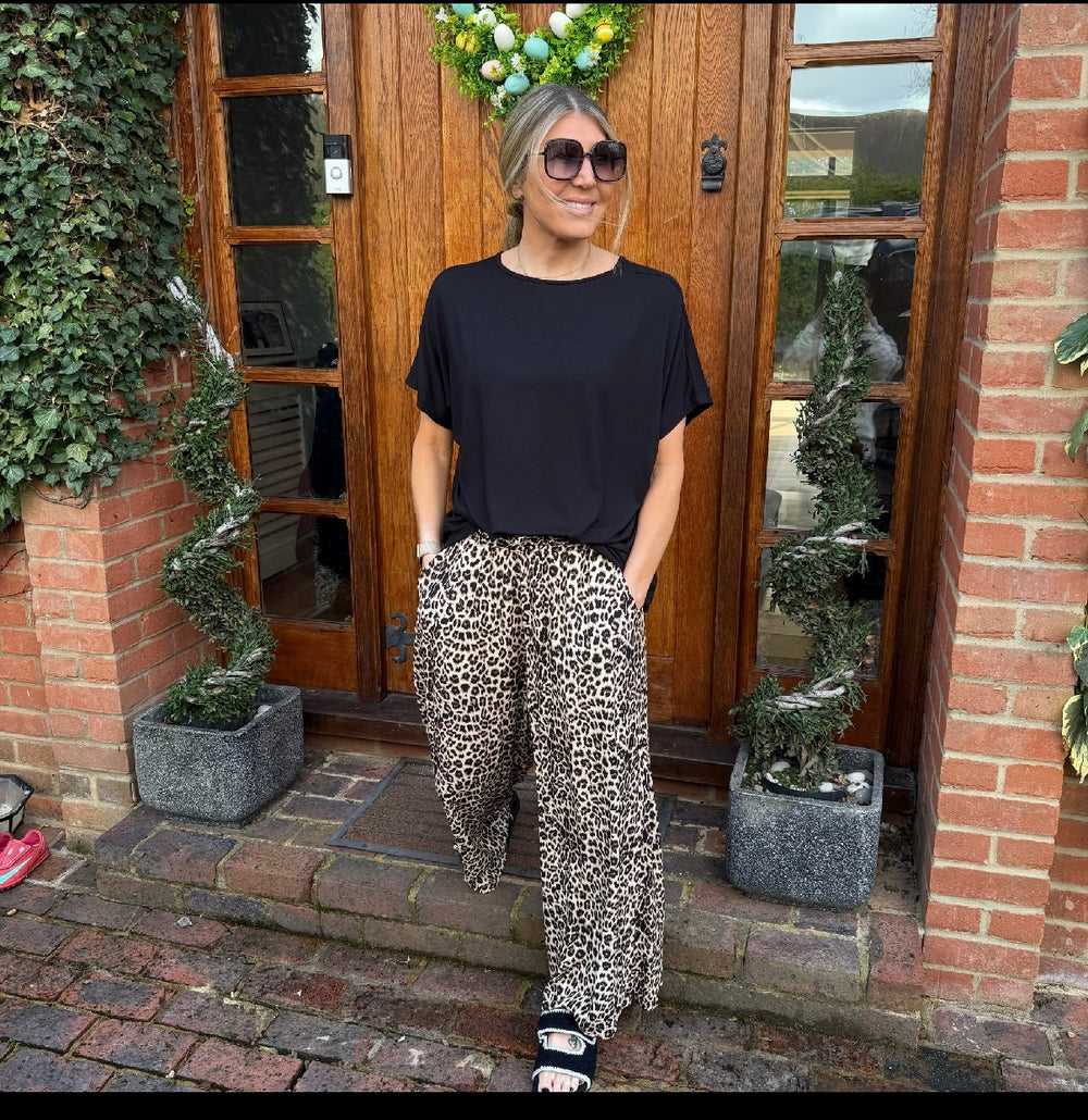 Layla leopard trousers - Blush Boutique Essex