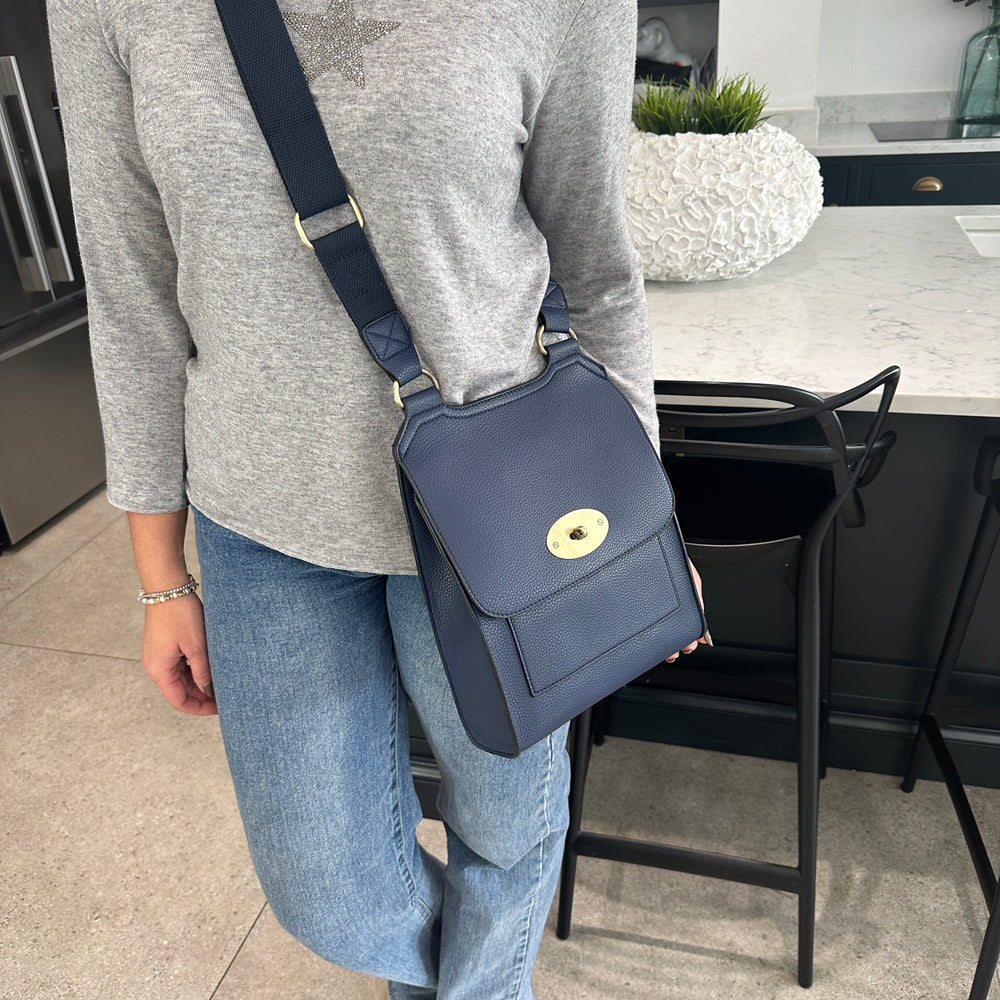 Crossbody Flap Bag - Blush Boutique Essex