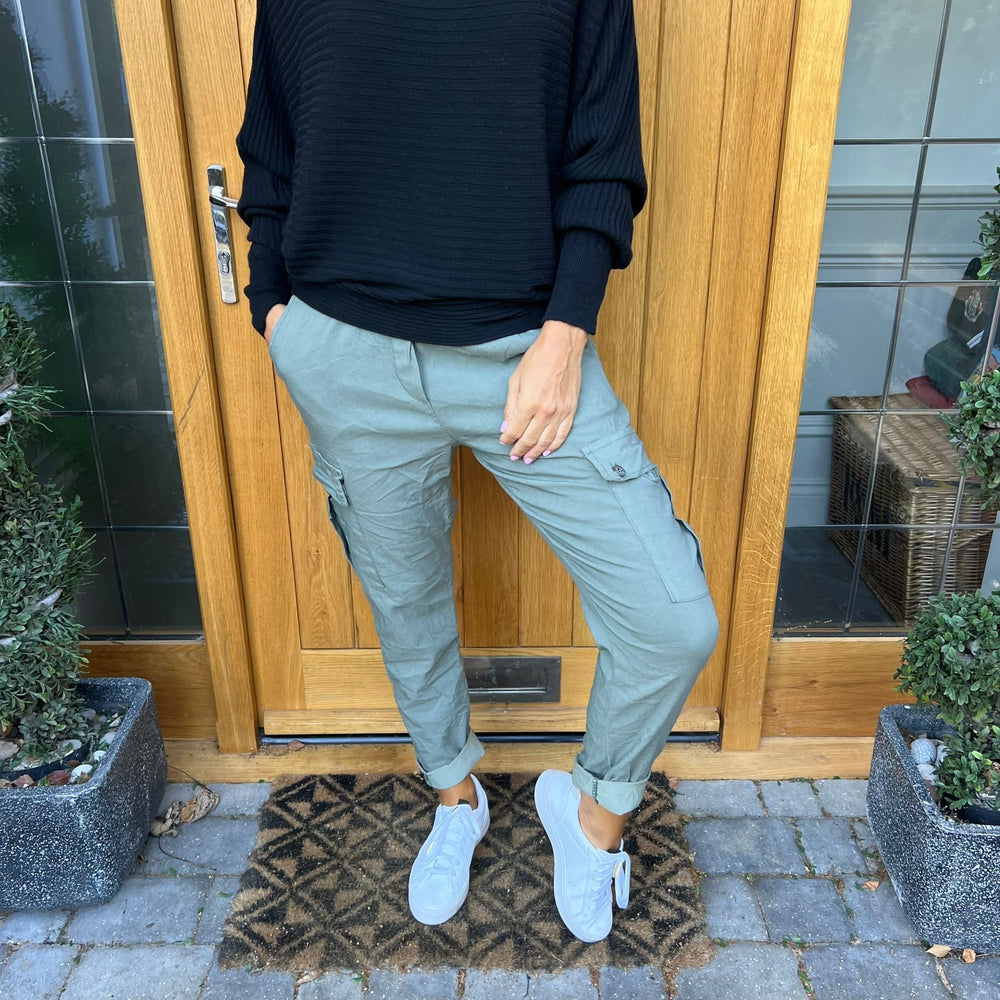 Cargo Carli Magic Trousers - Blush Boutique Essex