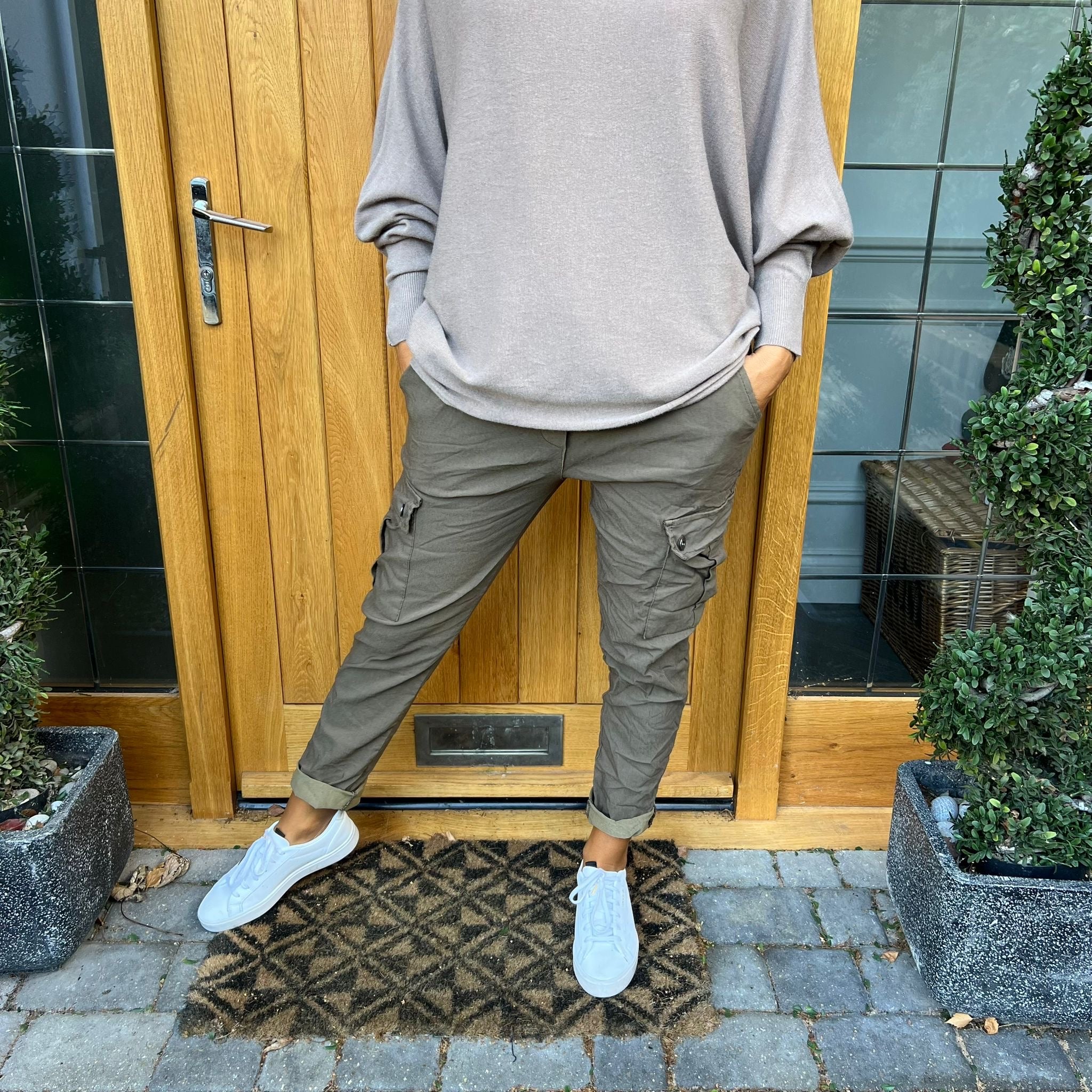 Cargo Carli Magic Trousers - Blush Boutique Essex