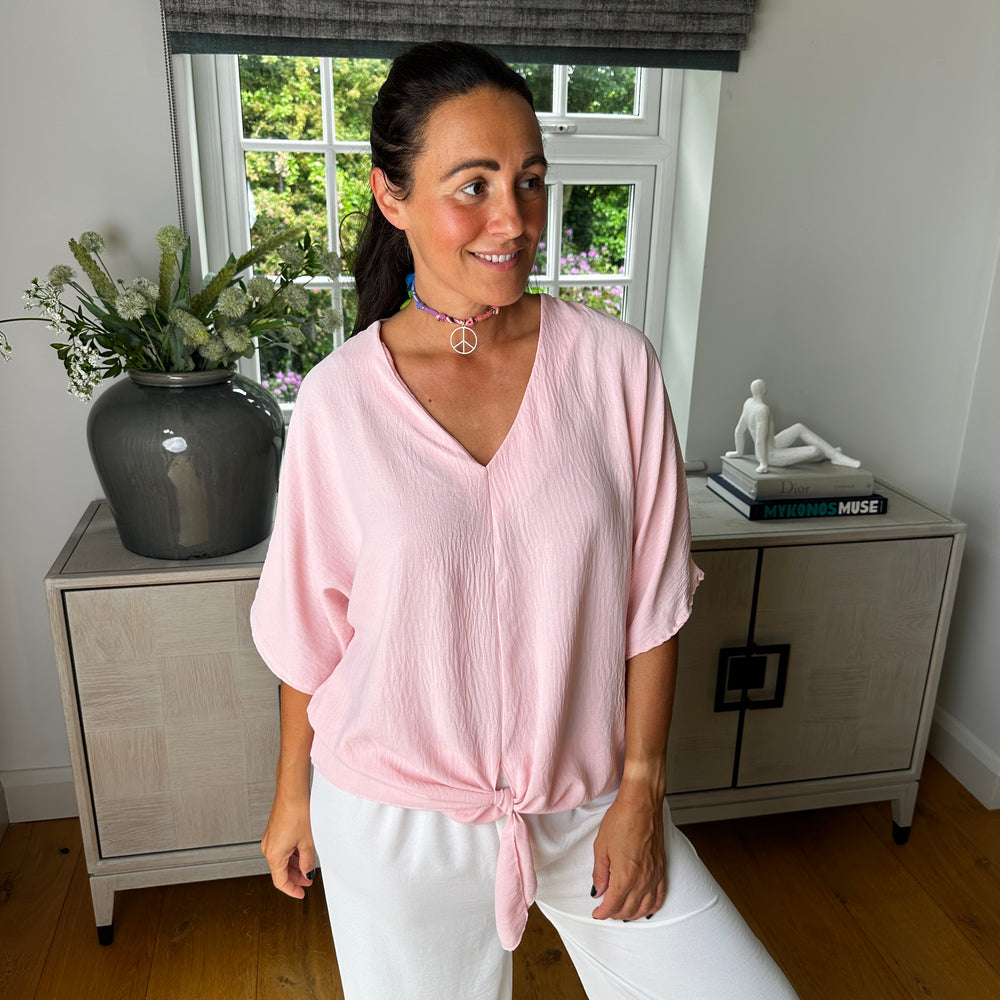 Chantelle Tie Top - Blush Boutique Essex
