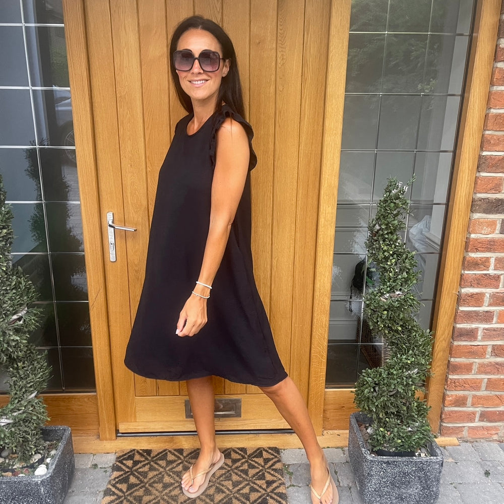 Bertie Button Dress - Blush Boutique Essex