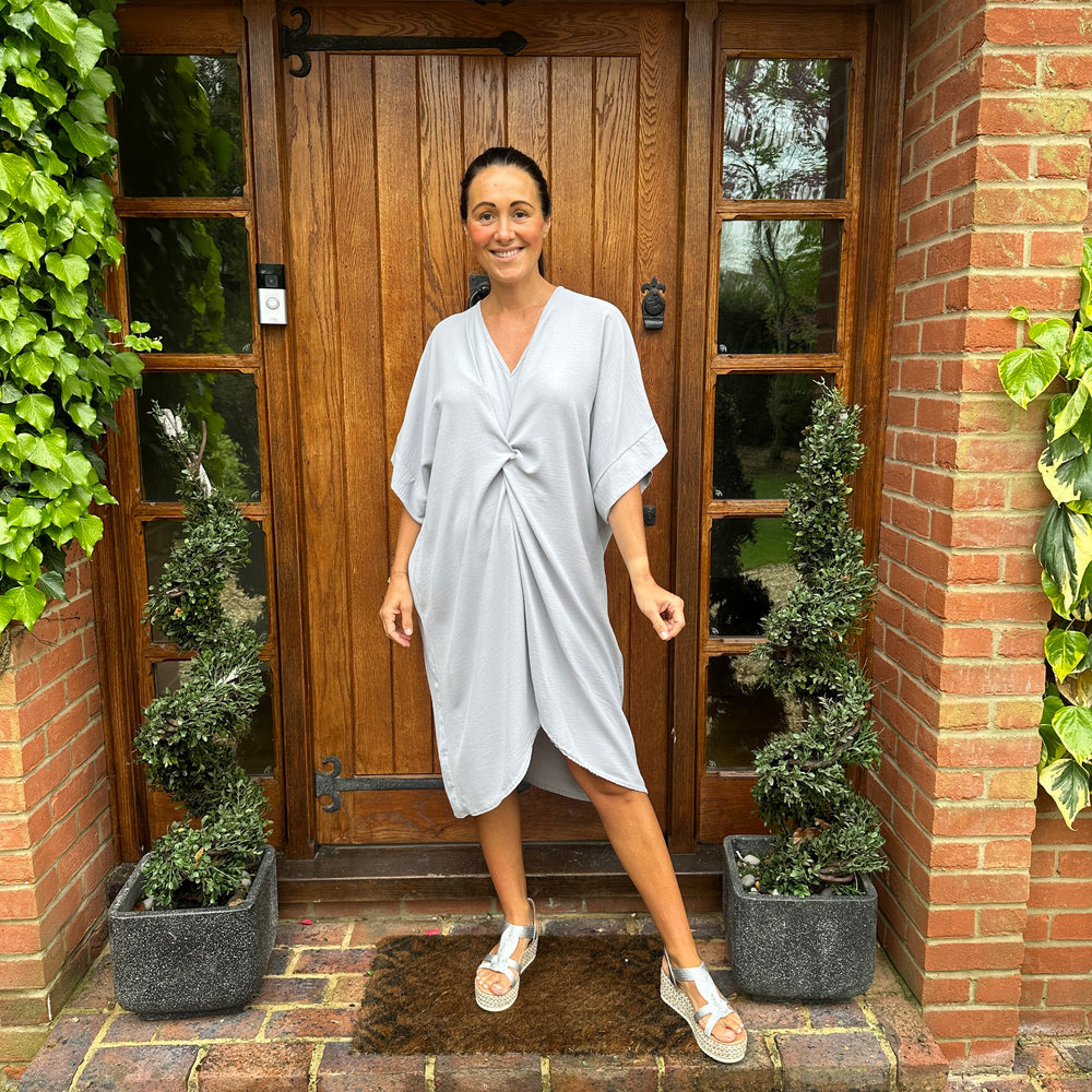 Faith V Neck Dress - Blush Boutique Essex