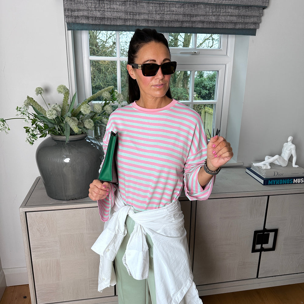 Dorris Stripe Slub Top