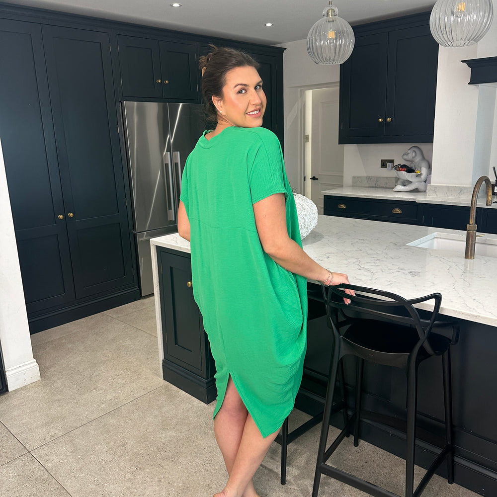 Faith V Neck Dress - Blush Boutique Essex