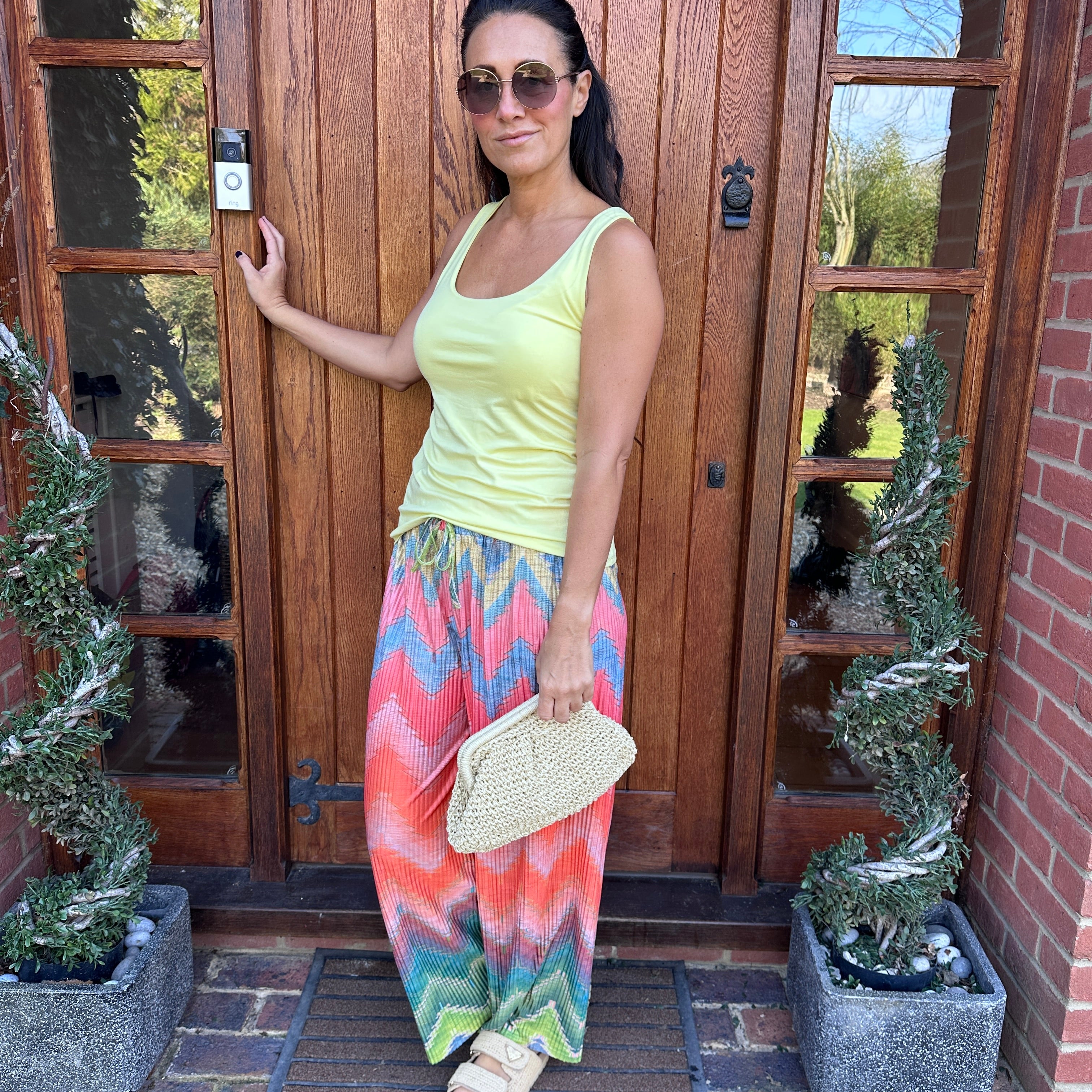 Piper Pleated Trousers - Blush Boutique Essex