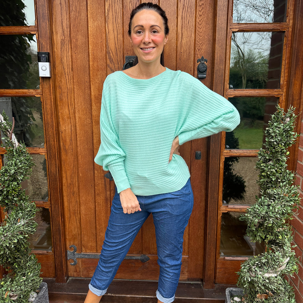 Sammie Ribbed Jumper - Blush Boutique Essex