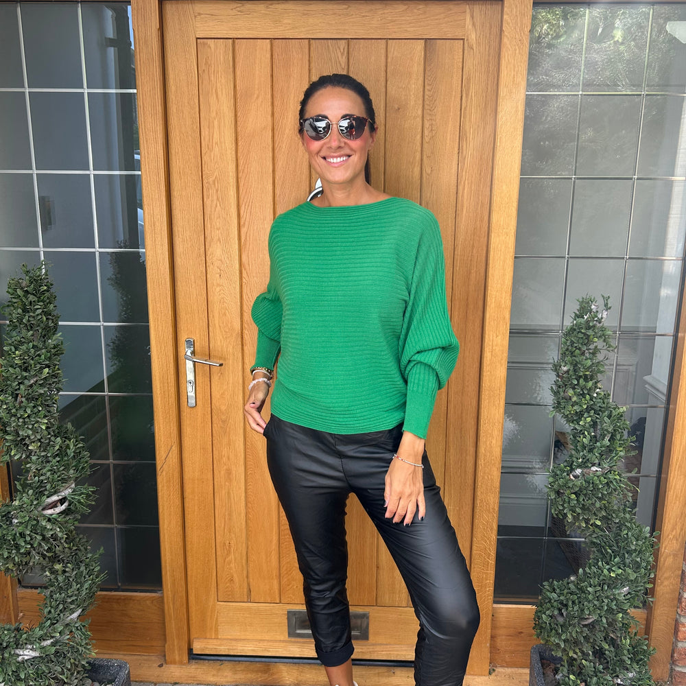 Sammie Ribbed Jumper - Blush Boutique Essex