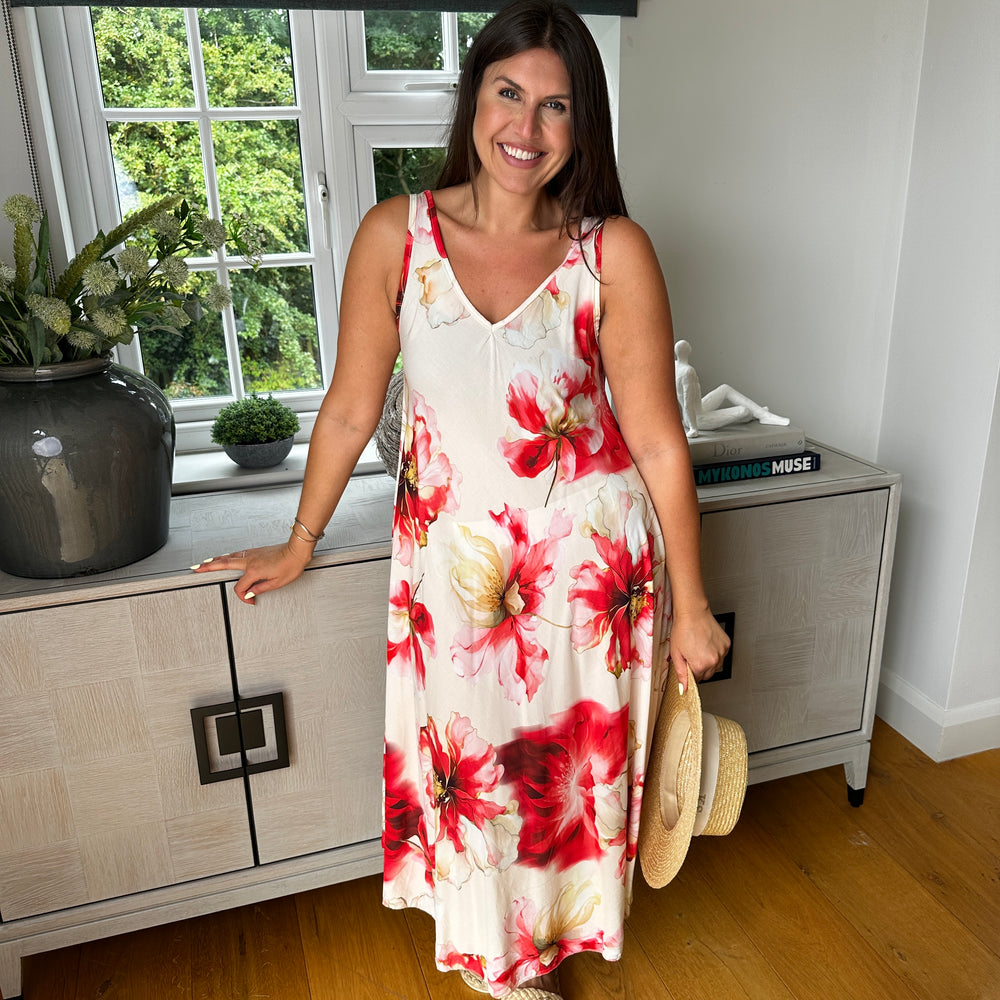 Flower Maria Dress
