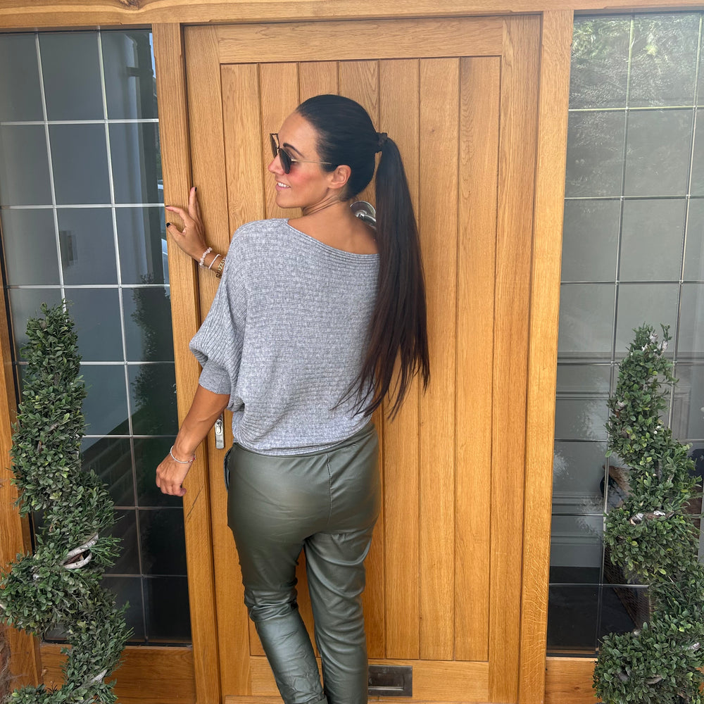 Sammie Ribbed Jumper - Blush Boutique Essex