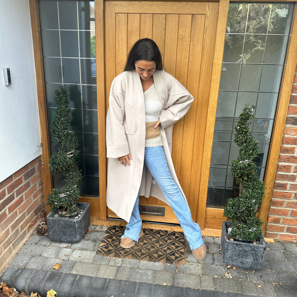 Frank Duster Coat - Blush Boutique Essex