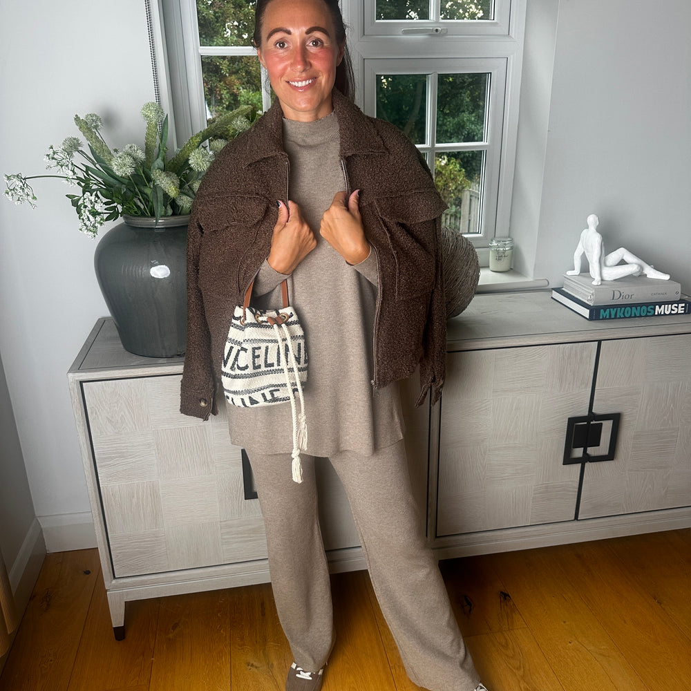 Bobbi Boucle Jacket - Blush Boutique Essex