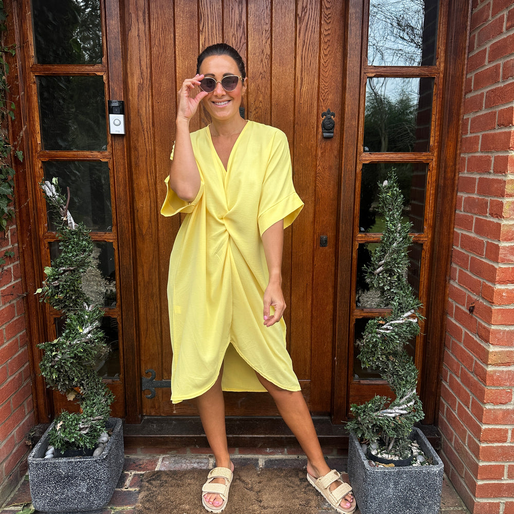 Tiffany Maxi Knot Dress - Blush Boutique Essex