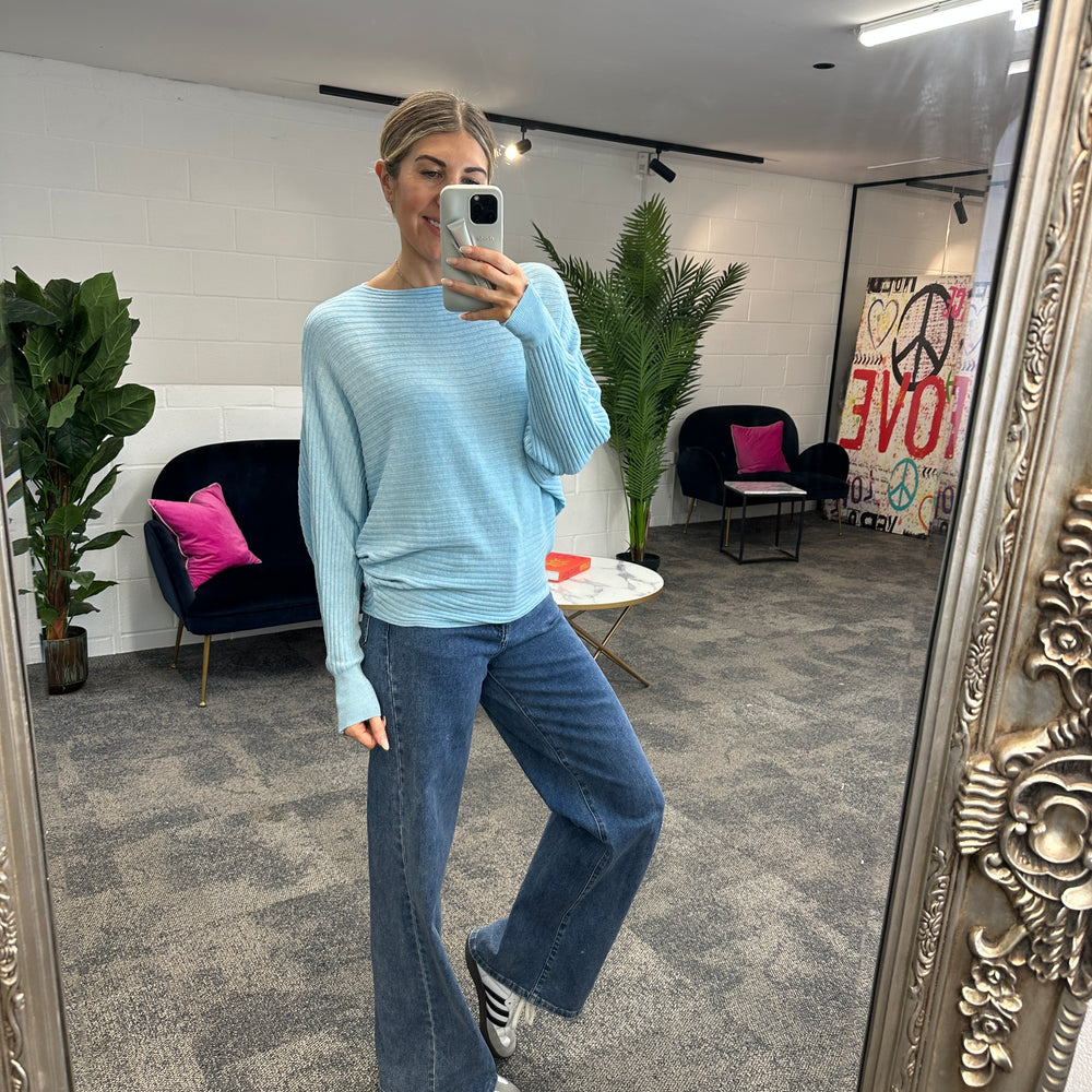 Sammie Ribbed Jumper - Blush Boutique Essex