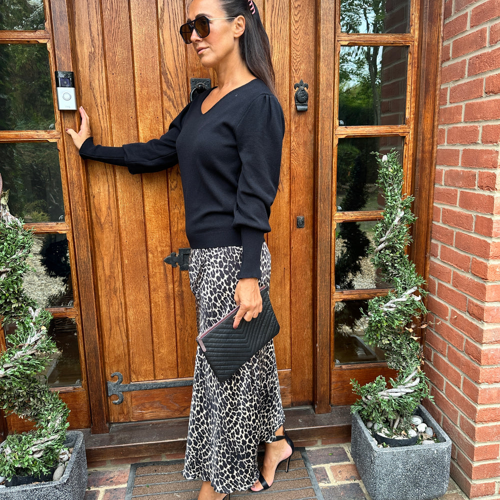 Tali Leopard Skirt