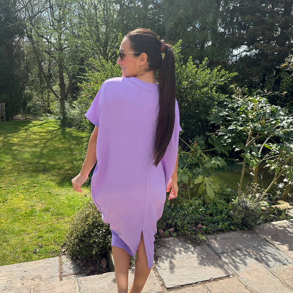 Faith V Neck Dress - Blush Boutique Essex