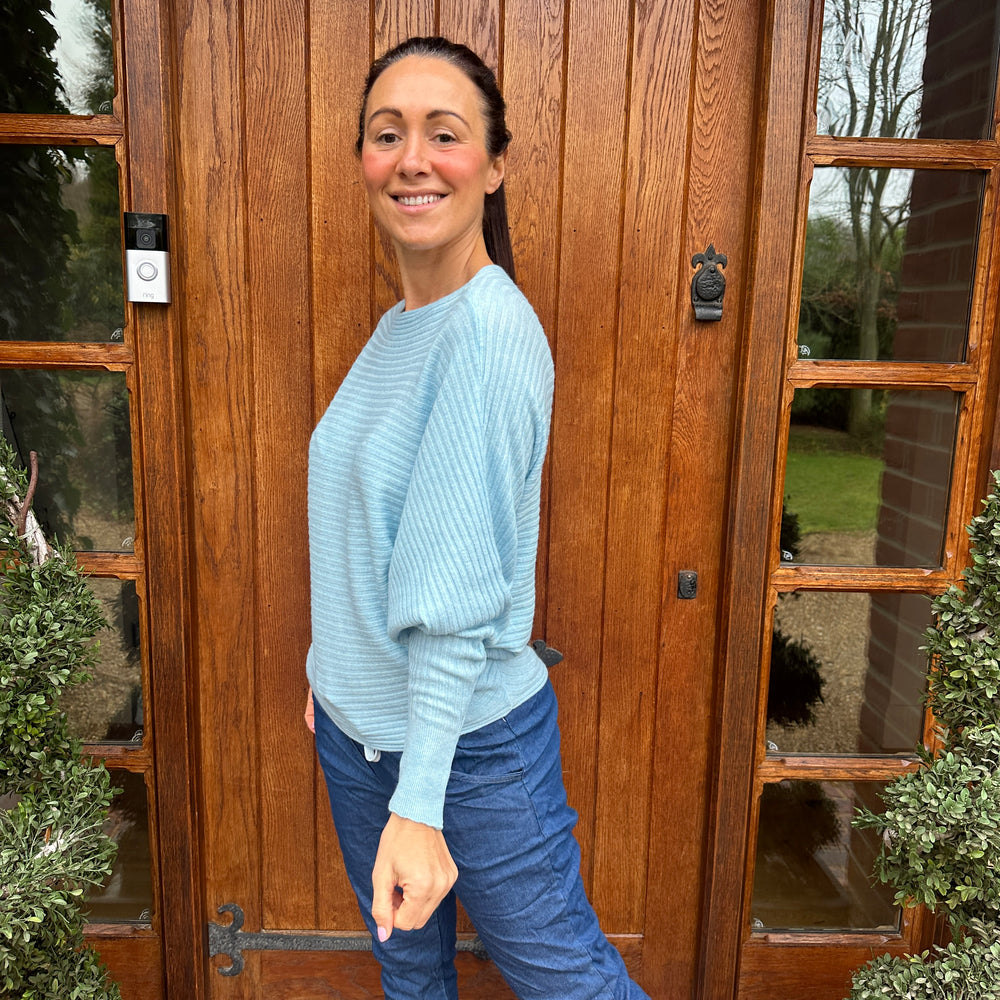 Sammie Ribbed Jumper - Blush Boutique Essex