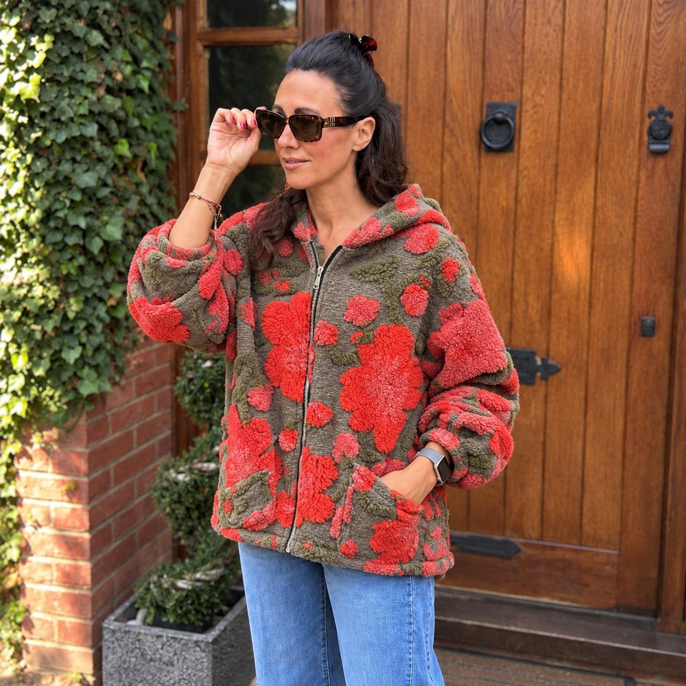 Gabe Fleece Jacket - Blush Boutique Essex