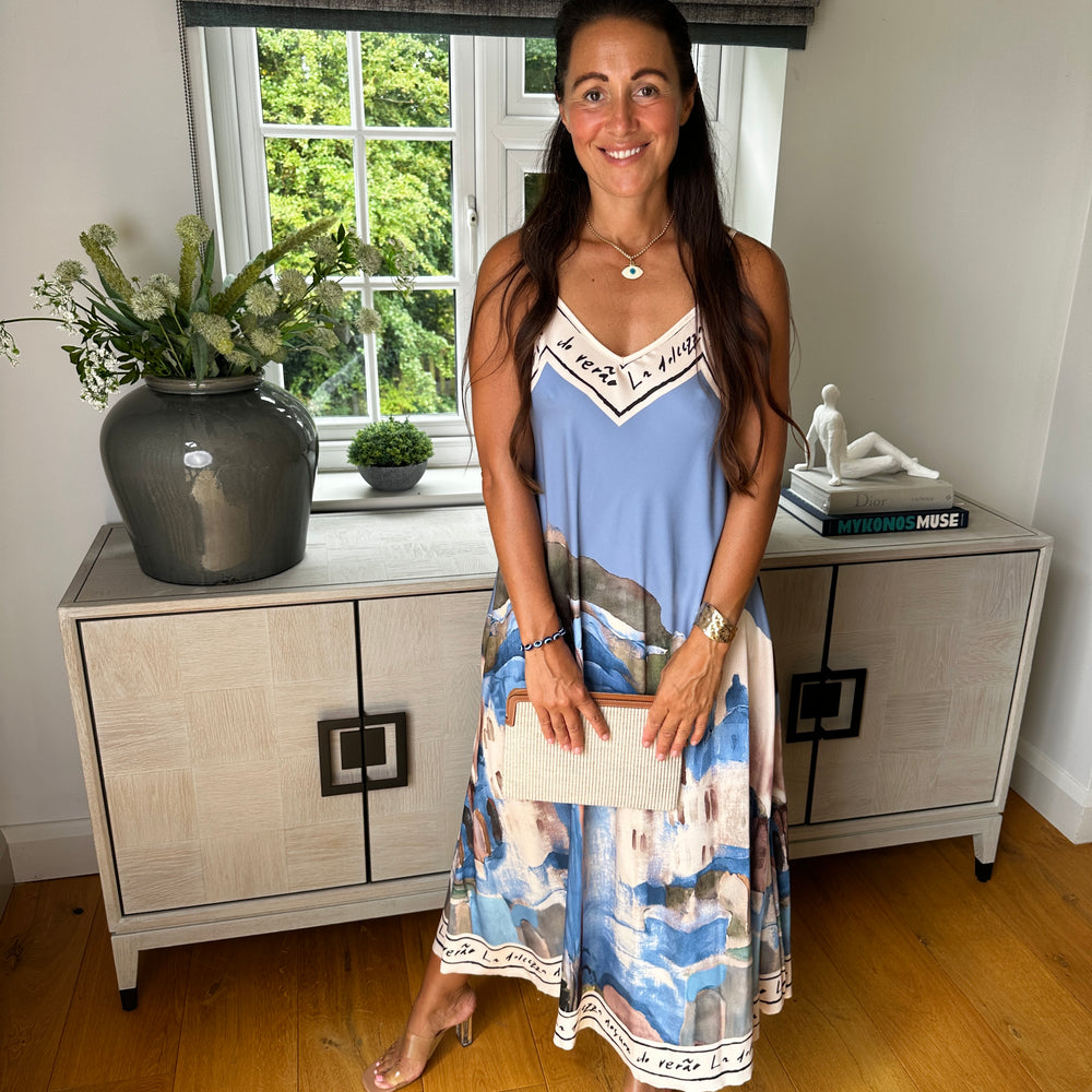 Venice Scarf Dress - Blush Boutique Essex