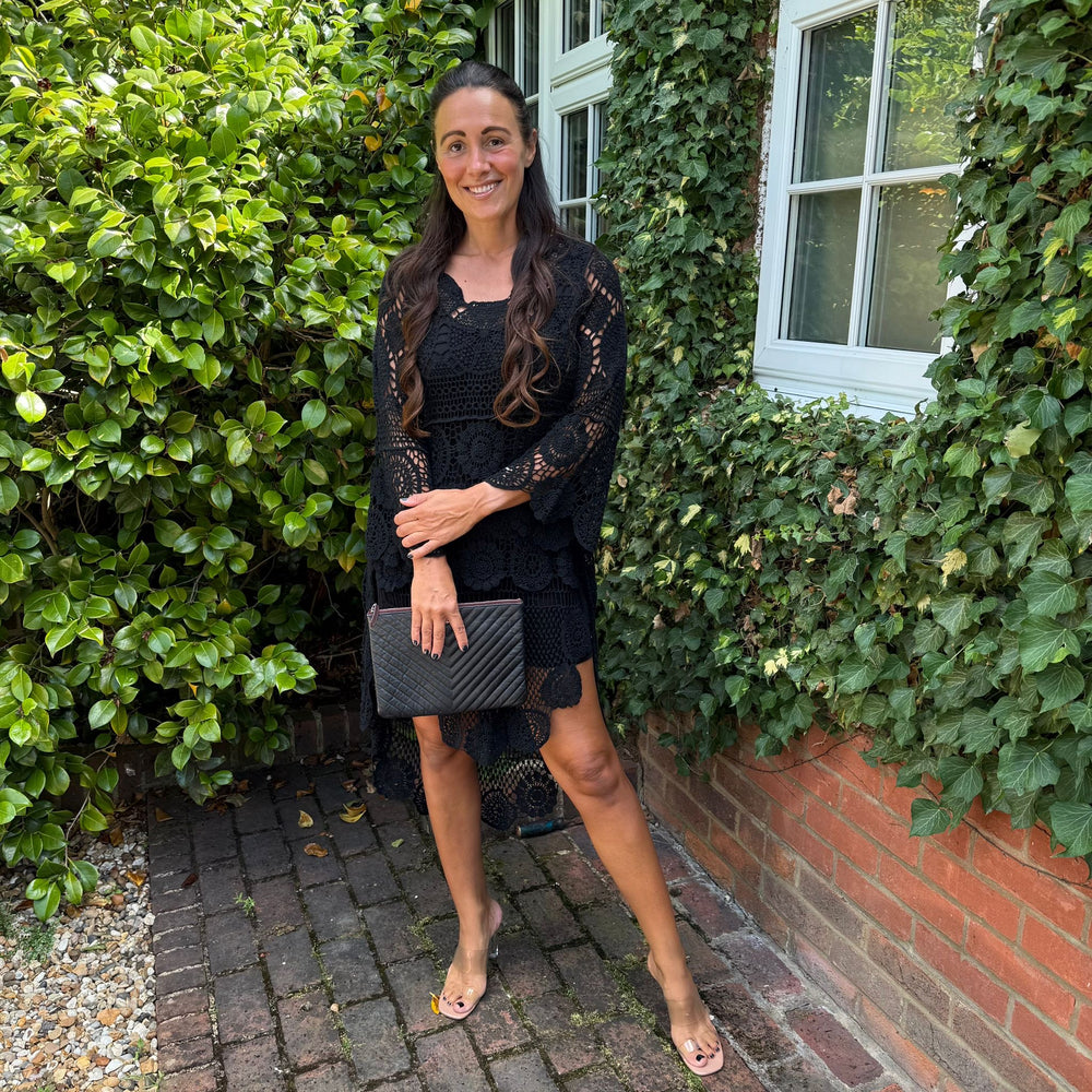 Kimmy Crochet Dress - Blush Boutique Essex