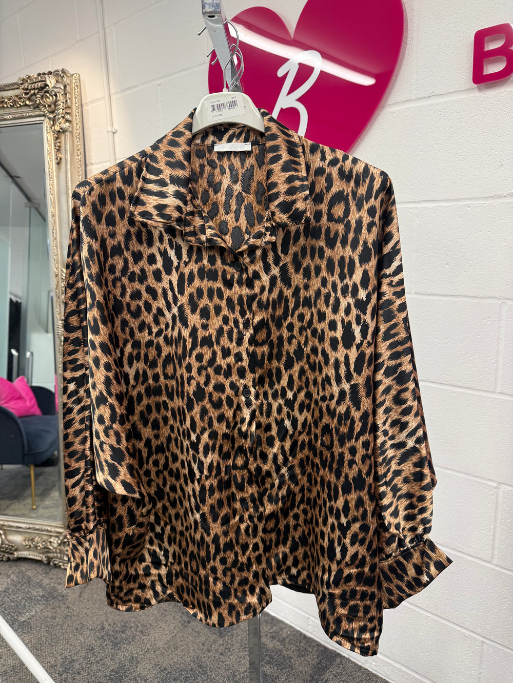 Tori satin shirt - Blush Boutique Essex